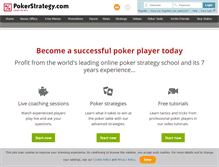 Tablet Screenshot of pokerstrategy.net
