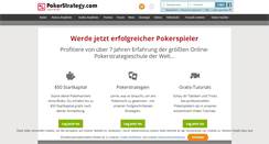 Desktop Screenshot of de.pokerstrategy.com