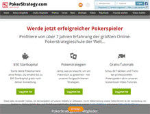 Tablet Screenshot of de.pokerstrategy.com